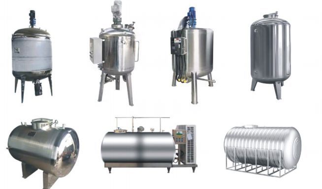 stainless storage tanks