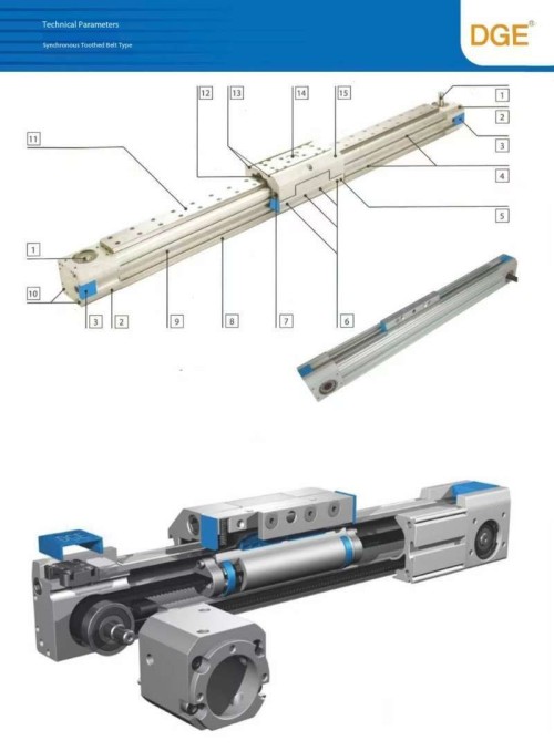 Synchronous gear belt linear driver